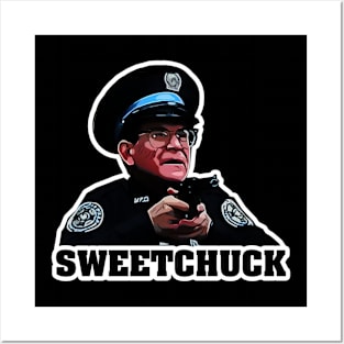 Chuckle in Style: Unveil the Sweetness of Sweetchuck with Our Police Academy T-Shirt! Posters and Art